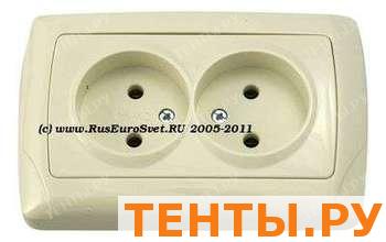 Розетка 2м б/з крем. Vi-ko Carmen 562055 Розетка 2м б/з крем. Vi-ko Carmen 562055