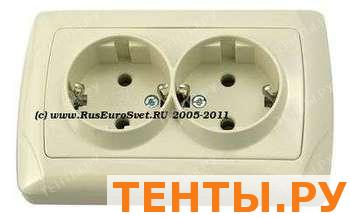 Розетка 2м с/з крем. Vi-ko Carmen 562056 Розетка 2м с/з крем. Vi-ko Carmen 562056