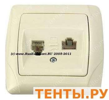 Розетка TF+комп. крем. Vi-ko Carmen 562035 Розетка TF+комп. крем. Vi-ko Carmen 562035