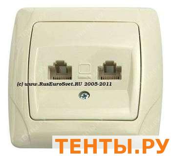 Розетка комп+комп крем. Vi-ko Carmen 562034 Розетка комп+комп крем. Vi-ko Carmen 562034
