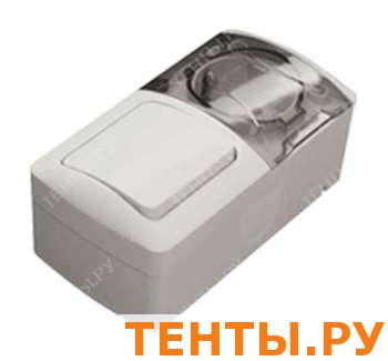 EVA Блок выкл 1 кл.+роз. с/з с крышкой IP54 554-011500-920 ЕL-BI EVA Блок выкл 1 кл.+роз. с/з с крышкой IP54 554-011500-920 ЕL-BI