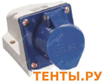 Роз. 2Р+РЕ 32А 220В IP44 (123) стац. ИЭК Роз. 2Р+РЕ 32А 220В IP44 (123) стац. ИЭК