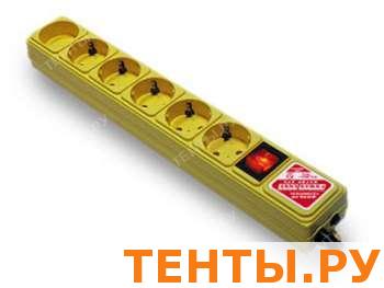 Сетевой фильтр Power Cube В 5+1роз. 3м, желтый Сетевой фильтр Power Cube В 5+1роз. 3м, желтый