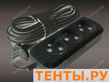 3Rч-5 TOKER 3гн 5м б/з черн. Удлинитель 10884 3Rч-5 TOKER 3гн 5м б/з черн. Удлинитель 10884