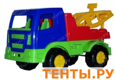 Автомобиль эвакуатор "Салют" в сетке 22х11х12 см Автомобиль эвакуатор "Салют" в сетке 22х11х12 см