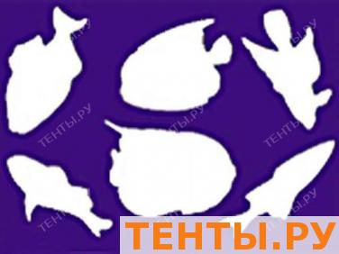 Трафарет "Аквариумные рыбки" (по 120шт в г/к) (мин 10шт) Трафарет "Аквариумные рыбки" (по 120шт в г/к) (мин 10шт)