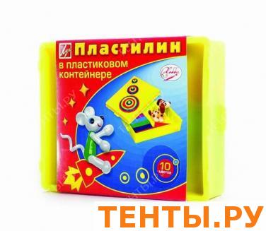 Пластилин Классика 10 цветов в пластмассовом контейнере Пластилин Классика 10 цветов в пластмассовом контейнере