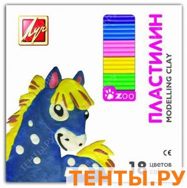 Пластилин Зоо (Мини) 18 цветов Пластилин Зоо (Мини) 18 цветов