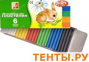 Пластилин "Мини" 6 цветов, 81 г Пластилин "Мини" 6 цветов, 81 г