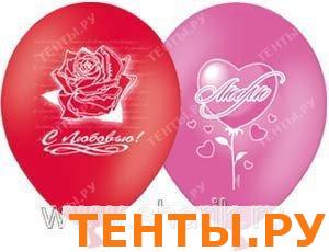 Шар с рисунком 12" С Любовью 1, в пакете (50 шаров) Шар с рисунком 12" С Любовью 1, в пакете (50 шаров)