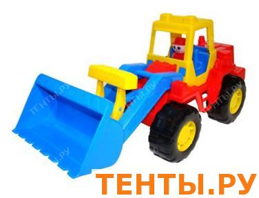 Трактор погрузчик "Техник" 42х16,3х20,8 см. Трактор погрузчик "Техник" 42х16,3х20,8 см.