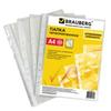 Папки-файлы перфорированные BRAUBERG, КОМПЛЕКТ 100шт., А4, апельсиновая корка, 0,025 мм, 221991 Папки-файлы перфорированные BRAUBERG, КОМПЛЕКТ 100шт., А4, апельсиновая корка, 0,025 мм, 221991