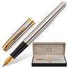 Ручка перьевая PARKER Sonnet Stainless Steel GT корпус нерж. сталь, позолоченные детали Ручка перьевая PARKER Sonnet Stainless Steel GT корпус нерж. сталь, позолоченные детали
