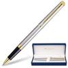 Ручка роллер WATERMAN Hemisphere Stainless Steel GT, корпус латунь, позолоч. детали, S0920350, черн Ручка роллер WATERMAN Hemisphere Stainless Steel GT, корпус латунь, позолоч. детали, S0920350, черн