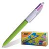 Ручка шариковая BIC автомат. "4 Colours", 4цвета, корп салатов, 887777, голуб, фиолет, розов, салат. Ручка шариковая BIC автомат. "4 Colours", 4цвета, корп салатов, 887777, голуб, фиолет, розов, салат.