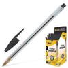 Ручка шариковая BIC "Cristal", корп. прозрачный, черные детали, толщ.письма 0,4мм, 847897, черная Ручка шариковая BIC "Cristal", корп. прозрачный, черные детали, толщ.письма 0,4мм, 847897, черная
