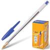 Ручка шариковая BIC "Cristal", корпус прозрачный, синие детали, толщ.письма 0,4мм, 847898, синяя Ручка шариковая BIC "Cristal", корпус прозрачный, синие детали, толщ.письма 0,4мм, 847898, синяя