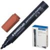 Маркер перманентный (нестираемый) STAEDTLER (Штедлер,Германия) "Lumocolor",круг.нак,2мм,корич,352-7 Маркер перманентный (нестираемый) STAEDTLER (Штедлер,Германия) "Lumocolor",круг.нак,2мм,корич,352-7