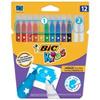 Фломастеры BIC "Пиши и стирай", 12 цв, суперсмыв., вент. колпачок, карт. упак. с европодвес, 920296 Фломастеры BIC "Пиши и стирай", 12 цв, суперсмыв., вент. колпачок, карт. упак. с европодвес, 920296