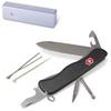Подарочный нож VICTORINOX "Centurion", 111мм, складной, с фикс. лезвия, черный, 11 функций, 0.8453.3 Подарочный нож VICTORINOX "Centurion", 111мм, складной, с фикс. лезвия, черный, 11 функций, 0.8453.3
