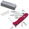 Подарочный нож VICTORINOX "Outrider", 111мм, складной, с фикс. лезвия, красный, 14 функций, 0.9023 Подарочный нож VICTORINOX "Outrider", 111мм, складной, с фикс. лезвия, красный, 14 функций, 0.9023