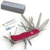 Подарочный нож VICTORINOX "Work champ", 111мм, складной, с фикс. лезвия, красный, 21 функция, 0.9064 Подарочный нож VICTORINOX "Work champ", 111мм, складной, с фикс. лезвия, красный, 21 функция, 0.9064