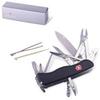 Подарочный нож VICTORINOX "Work champ", 111мм, складной, с фикс. лезвия, черный, 21 функция,0.9064.3 Подарочный нож VICTORINOX "Work champ", 111мм, складной, с фикс. лезвия, черный, 21 функция,0.9064.3