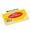 Блок самоклеящ. BRAUBERG 76*102 мм 100л., желтый, 122691 Блок самоклеящ. BRAUBERG 76*102 мм 100л., желтый, 122691