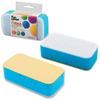Губка бытовая для уборки FUN CLEAN двухсторон., абразив+искусственная замша, (в40*ш145*г75мм), 6381 Губка бытовая для уборки FUN CLEAN двухсторон., абразив+искусственная замша, (в40*ш145*г75мм), 6381