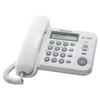 Телефон PANASONIC KX-TS2356RUW, белый, пам 50 ном, АОН, ЖК дисплей с часами, тон/имп режим Телефон PANASONIC KX-TS2356RUW, белый, пам 50 ном, АОН, ЖК дисплей с часами, тон/имп режим