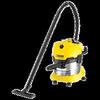 Пылесос KARCHER MV 4 Premium, с пылесборником, мощность 1000 Вт,контейнер из нерж.стали,1.348-150.0 Пылесос KARCHER MV 4 Premium, с пылесборником, мощность 1000 Вт,контейнер из нерж.стали,1.348-150.0