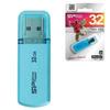 Флэш-диск SILICON POWER 32GB Helios USB 2.0, скорость чтения/записи - 10/5 Мб/сек, ГОЛУБОЙ Флэш-диск SILICON POWER 32GB Helios USB 2.0, скорость чтения/записи - 10/5 Мб/сек, ГОЛУБОЙ