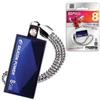 Флэш-диск SILICON POWER 8GB Touch 810 USB 2.0, скорость чтения/записи - 10/3 Мб/сек,СИНИЙ, подарочн Флэш-диск SILICON POWER 8GB Touch 810 USB 2.0, скорость чтения/записи - 10/3 Мб/сек,СИНИЙ, подарочн