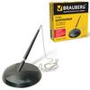 Ручка шариковая настольная BRAUBERG на цепочке,с клейким основанием, цвет корп. черный,141347, синяя Ручка шариковая настольная BRAUBERG на цепочке,с клейким основанием, цвет корп. черный,141347, синяя