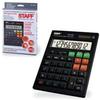 Калькулятор STAFF настольный STF-555-BLACK, 12 разрядов, CORRECT, TAX ЧЕРН,двойное питание,205х154мм Калькулятор STAFF настольный STF-555-BLACK, 12 разрядов, CORRECT, TAX ЧЕРН,двойное питание,205х154мм