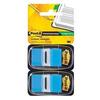 Закладки самоклеящиеся POST-IT Professional, пластиковые, 25 мм, 100 шт., голубые, 680-BB2 Закладки самоклеящиеся POST-IT Professional, пластиковые, 25 мм, 100 шт., голубые, 680-BB2