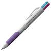 Ручка шариковая PAPER MATE автоматическая "InkJoy Quatro", 4 цвета, корпус белый (голубой, зеленый, розовый, фиолетовый), S0977270 Ручка шариковая PAPER MATE автоматическая "InkJoy Quatro", 4 цвета, корпус белый (голубой, зеленый, розовый, фиолетовый), S0977270