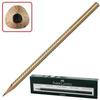 Карандаш чернографитный FABER-CASTELL, 1 шт., "Sparkle Metallic", B, трехгранный, корпус золотой с блестками, без ластика, 118337 Карандаш чернографитный FABER-CASTELL, 1 шт., "Sparkle Metallic", B, трехгранный, корпус золотой с блестками, без ластика, 118337