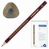 Карандаш чернографитный утолщенный STAEDTLER (Штедлер, Германия), 1 шт., 2B, грифель 3 мм, трехгранный, без резинки, 1285-1 Карандаш чернографитный утолщенный STAEDTLER (Штедлер, Германия), 1 шт., 2B, грифель 3 мм, трехгранный, без резинки, 1285-1