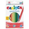 Карандаши цветные CARIOCA, 18 цветов, грифель 3 мм, шестигранные, картонная коробка, 41865 Карандаши цветные CARIOCA, 18 цветов, грифель 3 мм, шестигранные, картонная коробка, 41865