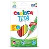 Карандаши цветные утолщенные CARIOCA "Tita maxi", 12 цветов, пластиковые, грифель 5 мм, 42789 Карандаши цветные утолщенные CARIOCA "Tita maxi", 12 цветов, пластиковые, грифель 5 мм, 42789
