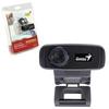Веб-камера GENIUS Facecam 1000X V2, 1 Мп, микрофон, USB 2.0, регулируемое крепление, черный, 32200223101 Веб-камера GENIUS Facecam 1000X V2, 1 Мп, микрофон, USB 2.0, регулируемое крепление, черный, 32200223101
