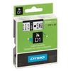 Картридж для принтеров этикеток DYMO D1, 9 мм х 7 м, лента пластиковая, чёрный шрифт, белый фон, S0720680 Картридж для принтеров этикеток DYMO D1, 9 мм х 7 м, лента пластиковая, чёрный шрифт, белый фон, S0720680