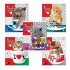 Тетрадь 48 л., HATBER, клетка, блестки, "Happy Cat", 48Т5блВ1, T206072 Тетрадь 48 л., HATBER, клетка, блестки, "Happy Cat", 48Т5блВ1, T206072