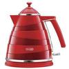 Чайник DELONGHI KBA2001.R, 1,7 л, 2000 Вт, скрытый нагревательный элемент, сталь/пластик, красный Чайник DELONGHI KBA2001.R, 1,7 л, 2000 Вт, скрытый нагревательный элемент, сталь/пластик, красный