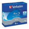 Диски BD-R (Blu-ray) VERBATIM, 25 Gb, 6x, комплект 5 шт., Jewel Case, 43715 Диски BD-R (Blu-ray) VERBATIM, 25 Gb, 6x, комплект 5 шт., Jewel Case, 43715
