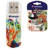 Флэш-диск 16 GB, VERBATIM Mini Tattoo Edition Phoenix, USB 2.0, белый с рисунком, 49887 Флэш-диск 16 GB, VERBATIM Mini Tattoo Edition Phoenix, USB 2.0, белый с рисунком, 49887