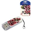 Флэш-диск 8 GB, VERBATIM Mini Tattoo Edition Rose, USB 2.0, белый с рисунком, 49881 Флэш-диск 8 GB, VERBATIM Mini Tattoo Edition Rose, USB 2.0, белый с рисунком, 49881