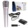Микрофон DEFENDER MIC-140, беспроводной, радио 87-92 МГц, радиус действия 15 м, серый, 64140 Микрофон DEFENDER MIC-140, беспроводной, радио 87-92 МГц, радиус действия 15 м, серый, 64140