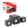 Колонки GENIUS SW-2.1 370, 2.1, 8 Вт, дерево, чёрный, 31731067100 Колонки GENIUS SW-2.1 370, 2.1, 8 Вт, дерево, чёрный, 31731067100
